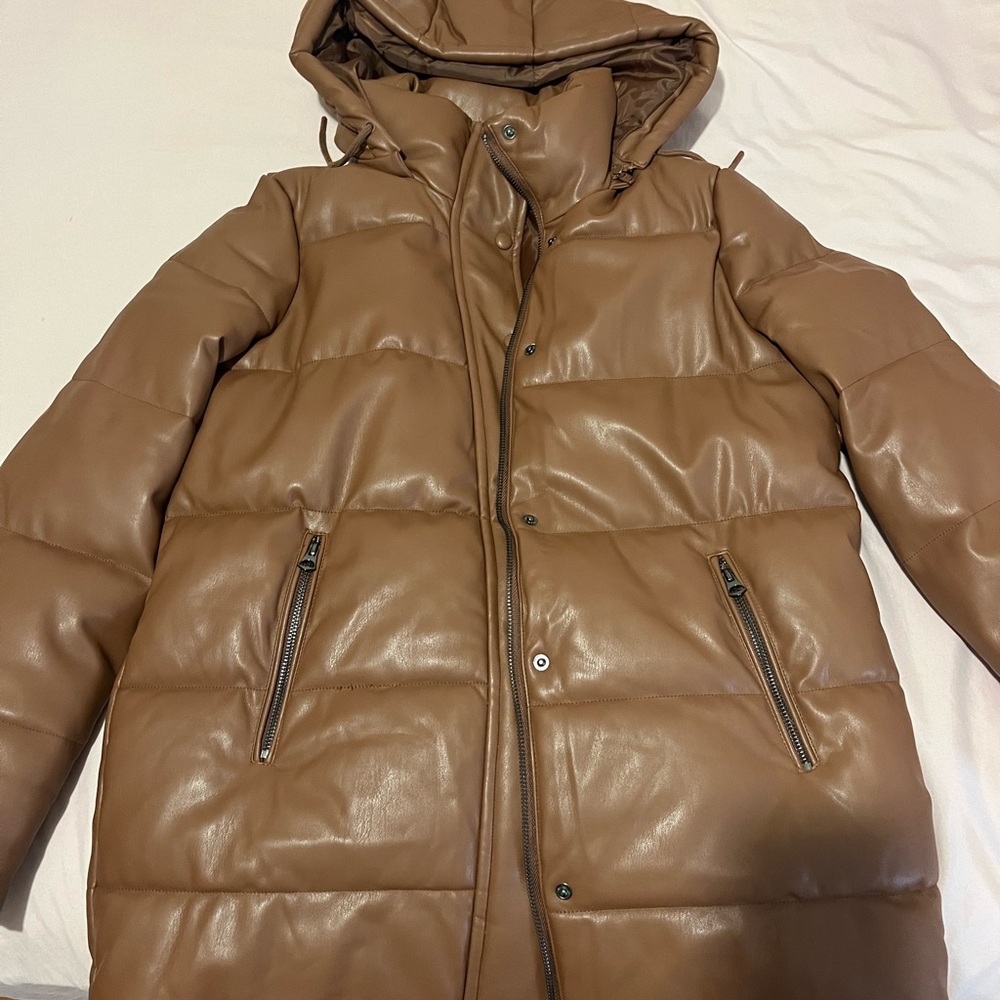 Women's Brown Puffer Jacket